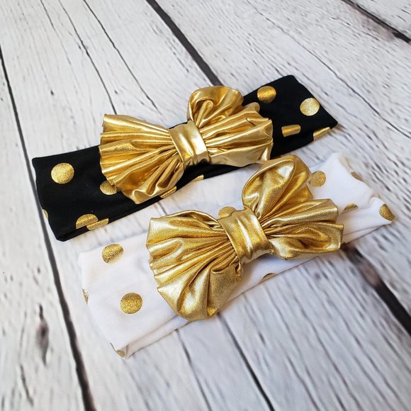 Other - Bundle of 2 - Big Bow Baby Headbands